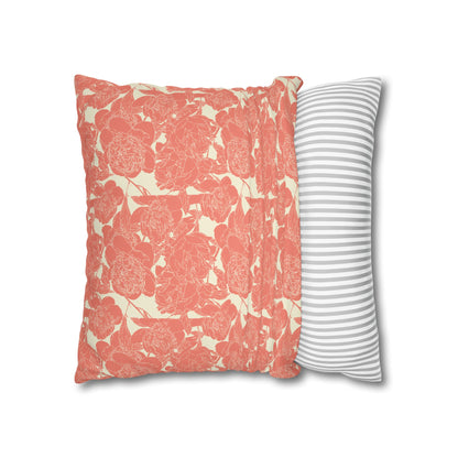 Faux Suede Square Pillowcase