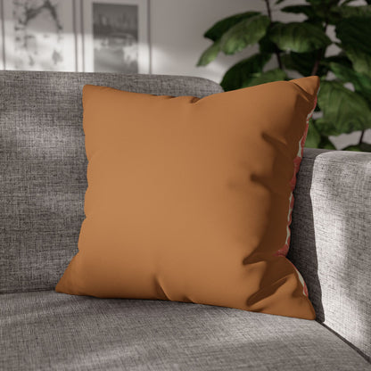 Faux Suede Square Pillowcase