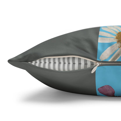 Faux Suede Square Pillowcase