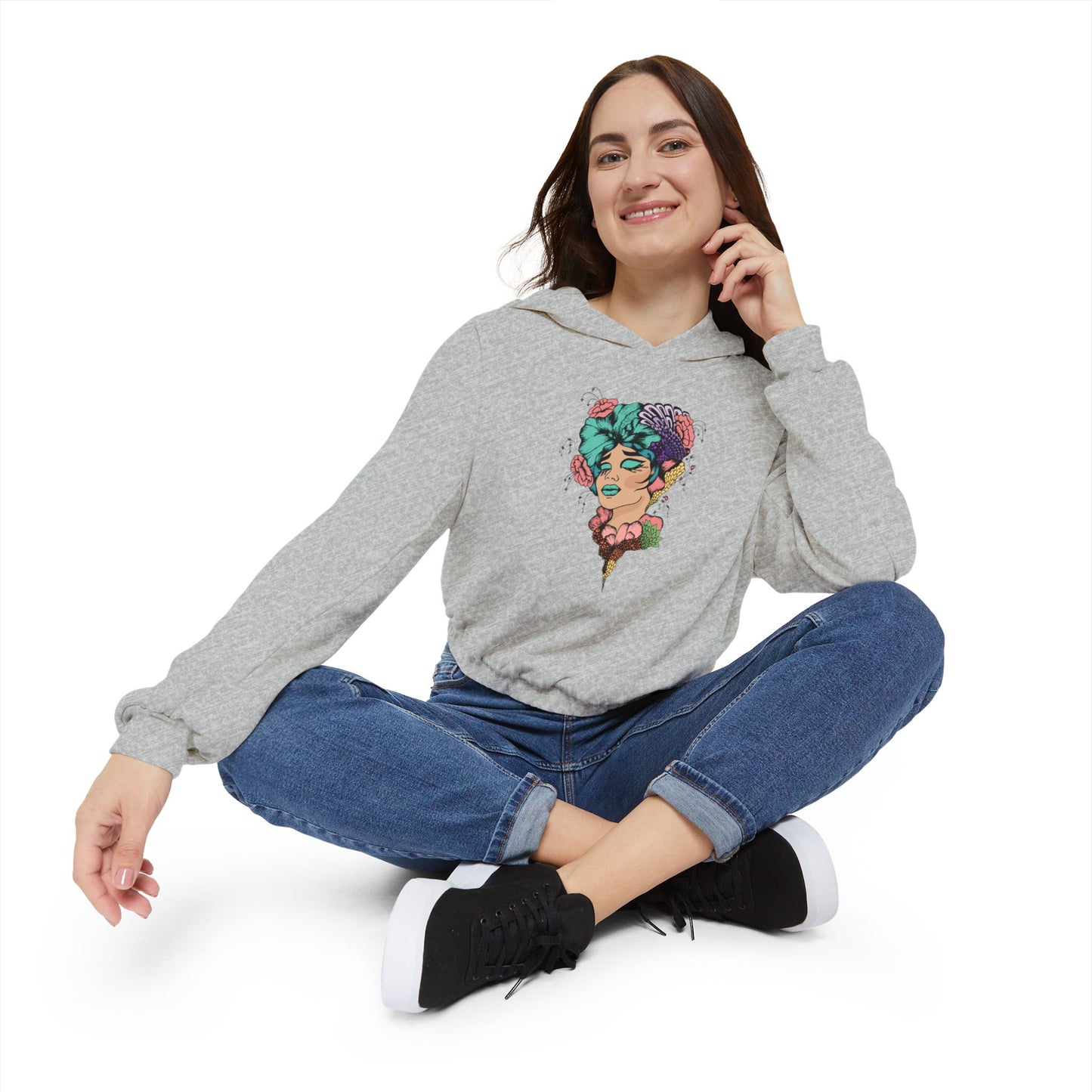 Women's Cinched Bottom Hoodie