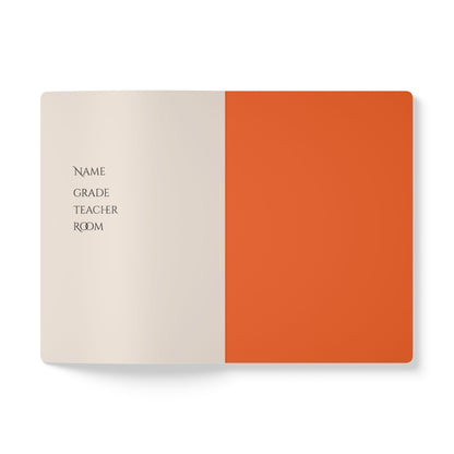 Tangerine Orange Softcover Notebook