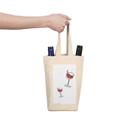 Double Wine Tote Bag