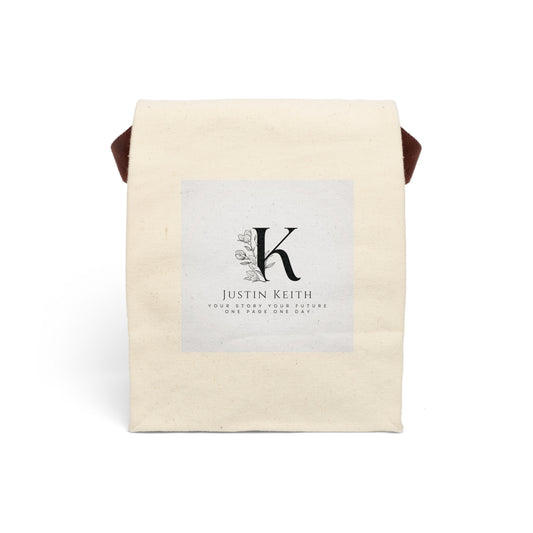 Canvas Lunch Bag With Strap