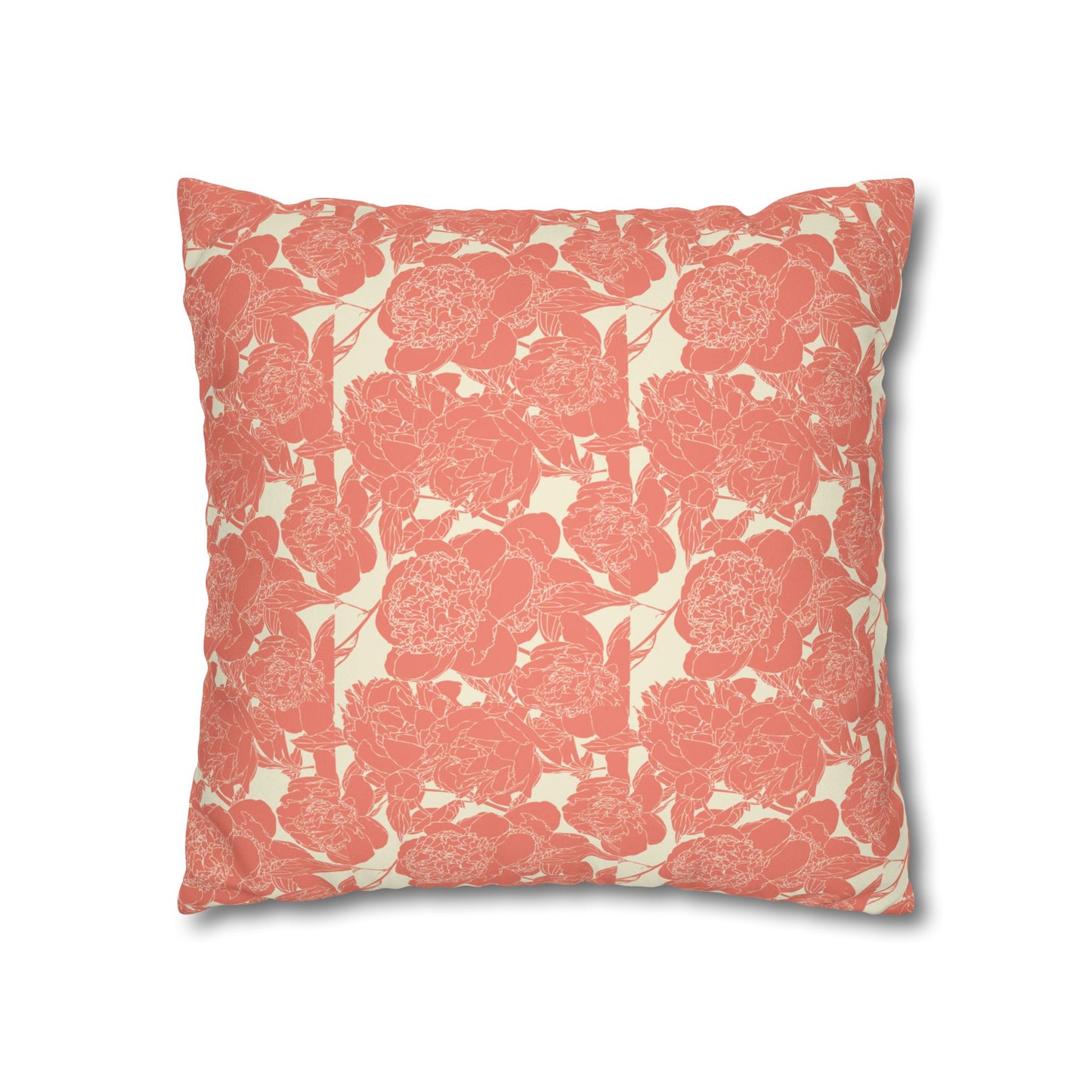 Faux Suede Square Pillowcase