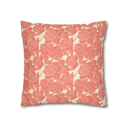Faux Suede Square Pillowcase