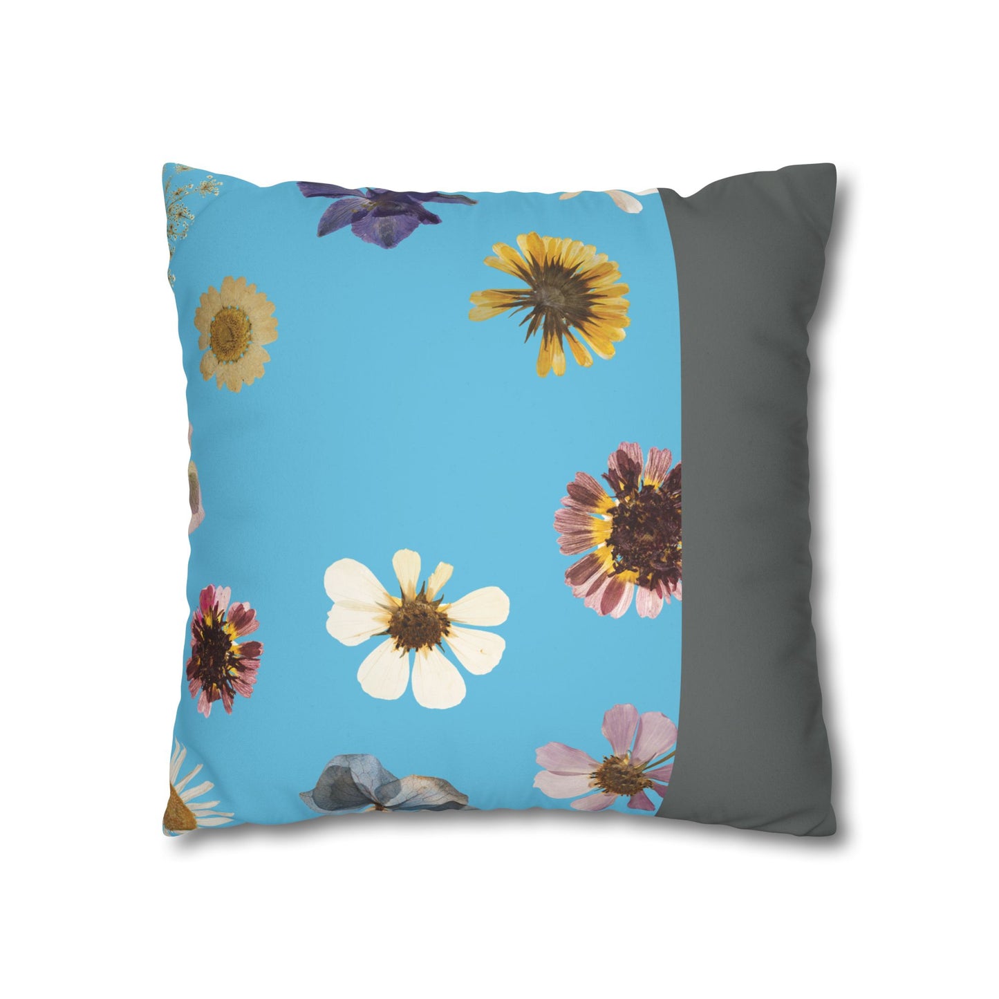 Faux Suede Square Pillowcase