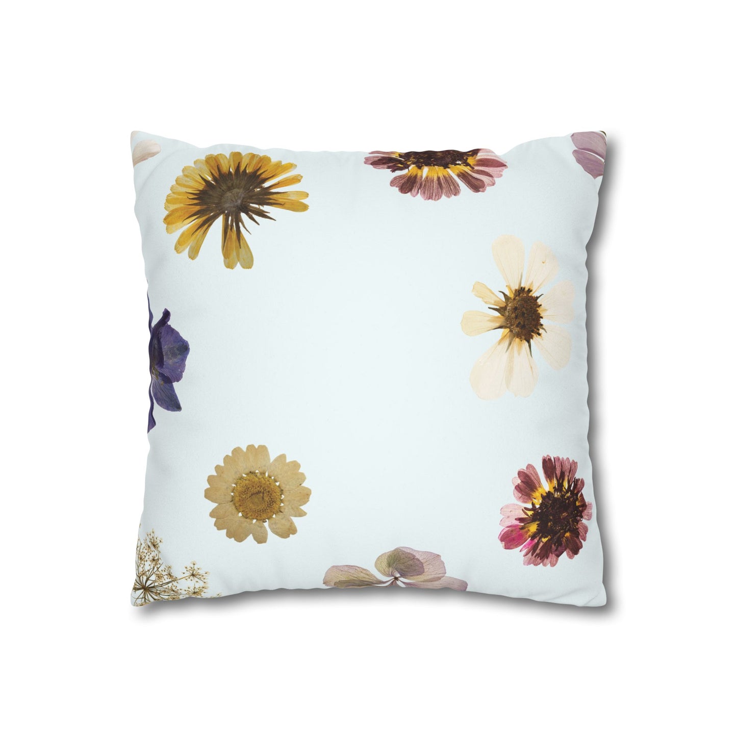 Faux Suede Square Pillowcase