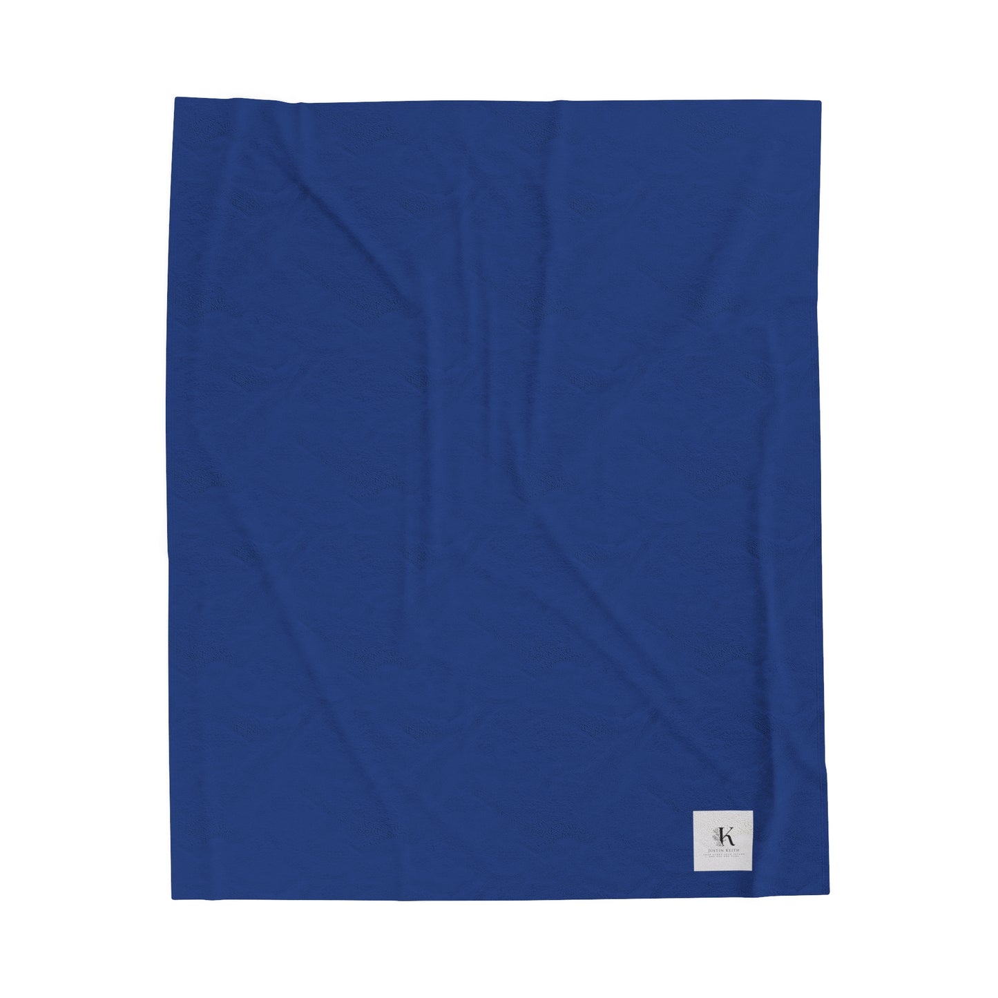Blue Velveteen Plush Blanket