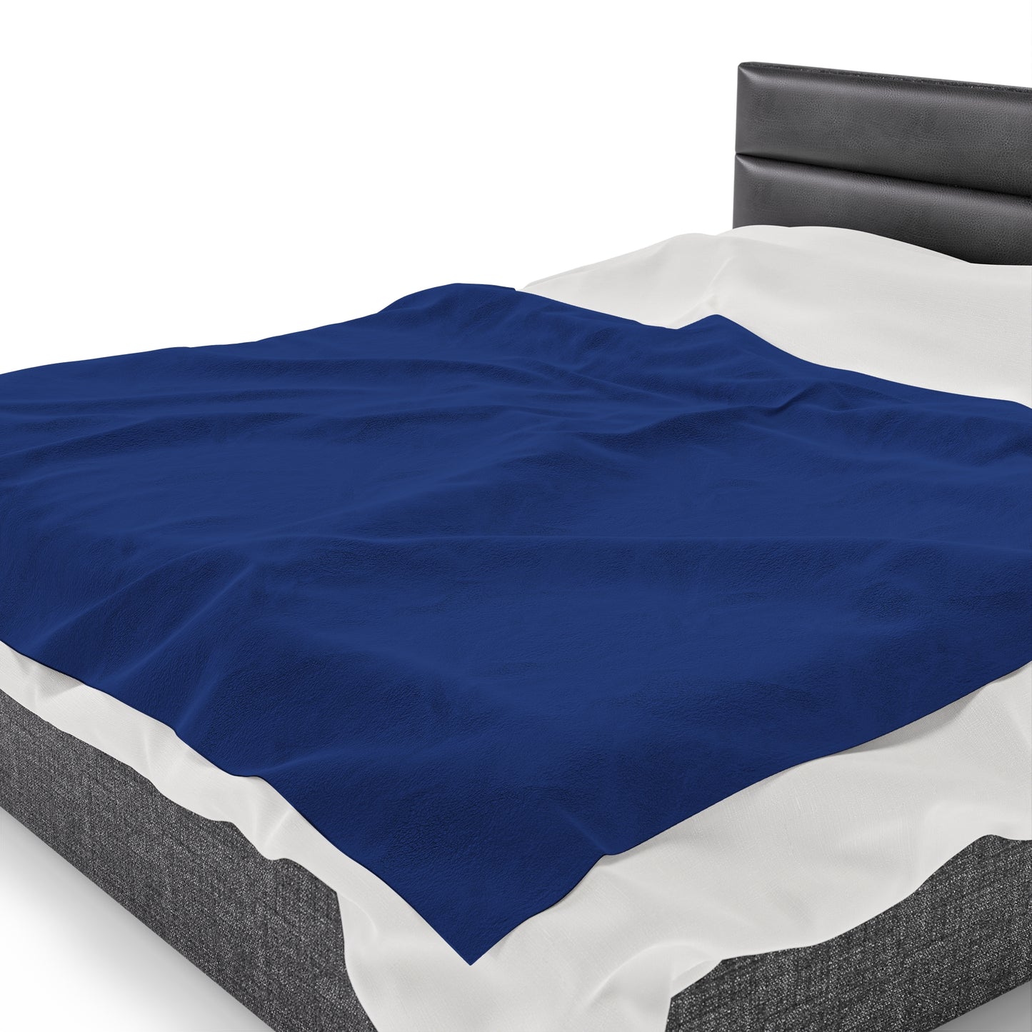 Blue Velveteen Plush Blanket