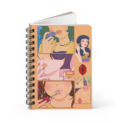 “Primping for that moment” Spiral Bound Notebook