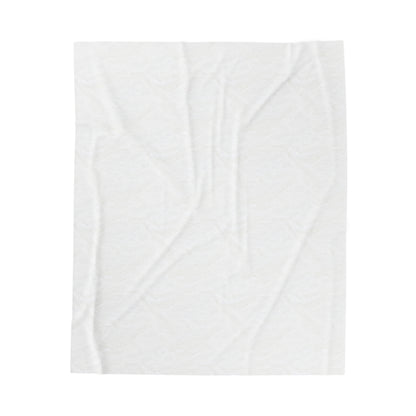 Blue Velveteen Plush Blanket