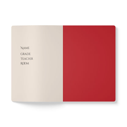 Fire Engine Red Softcover Notebook