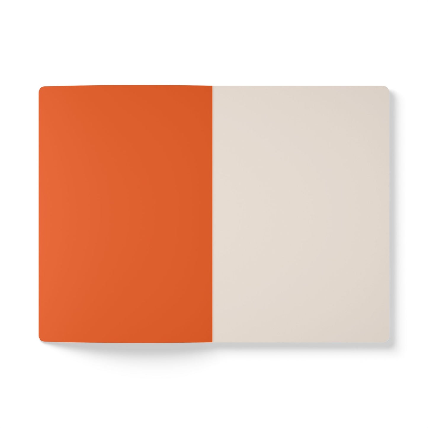 Tangerine Orange Softcover Notebook