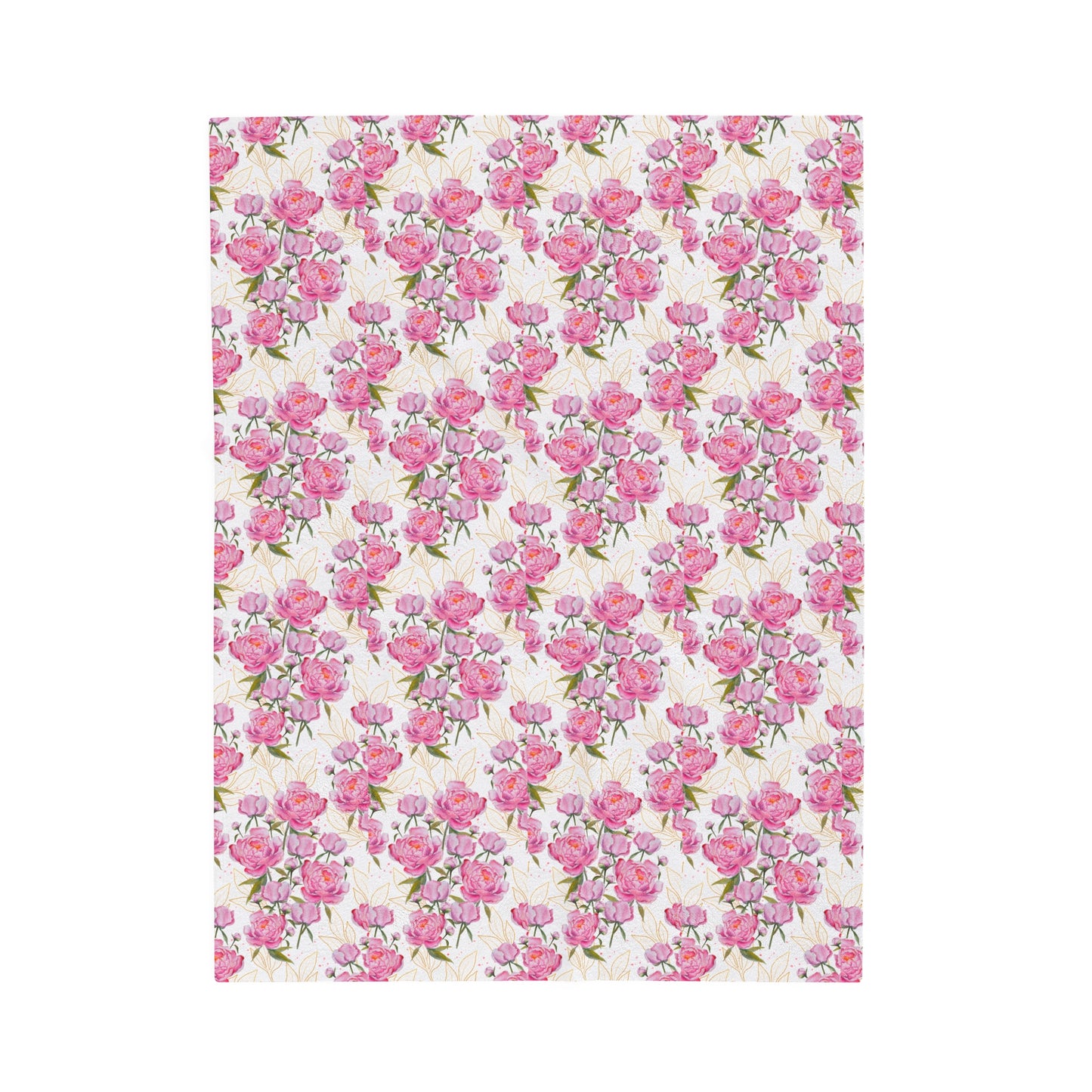 Roses Velveteen Plush Blanket