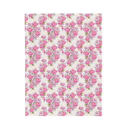 Roses Velveteen Plush Blanket