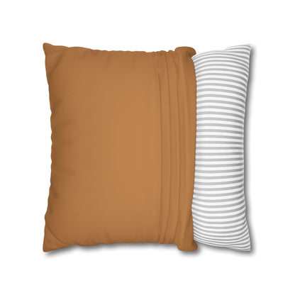 Faux Suede Square Pillowcase