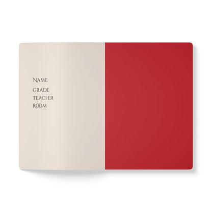 Fire Engine Red Softcover Notebook