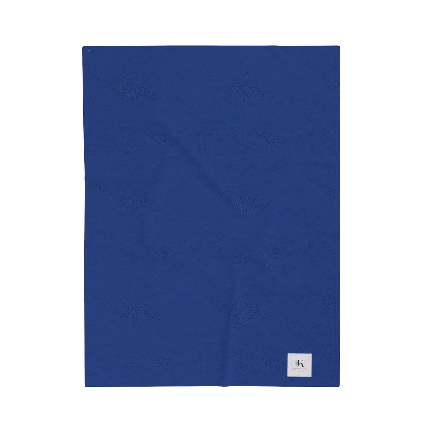 Blue Velveteen Plush Blanket