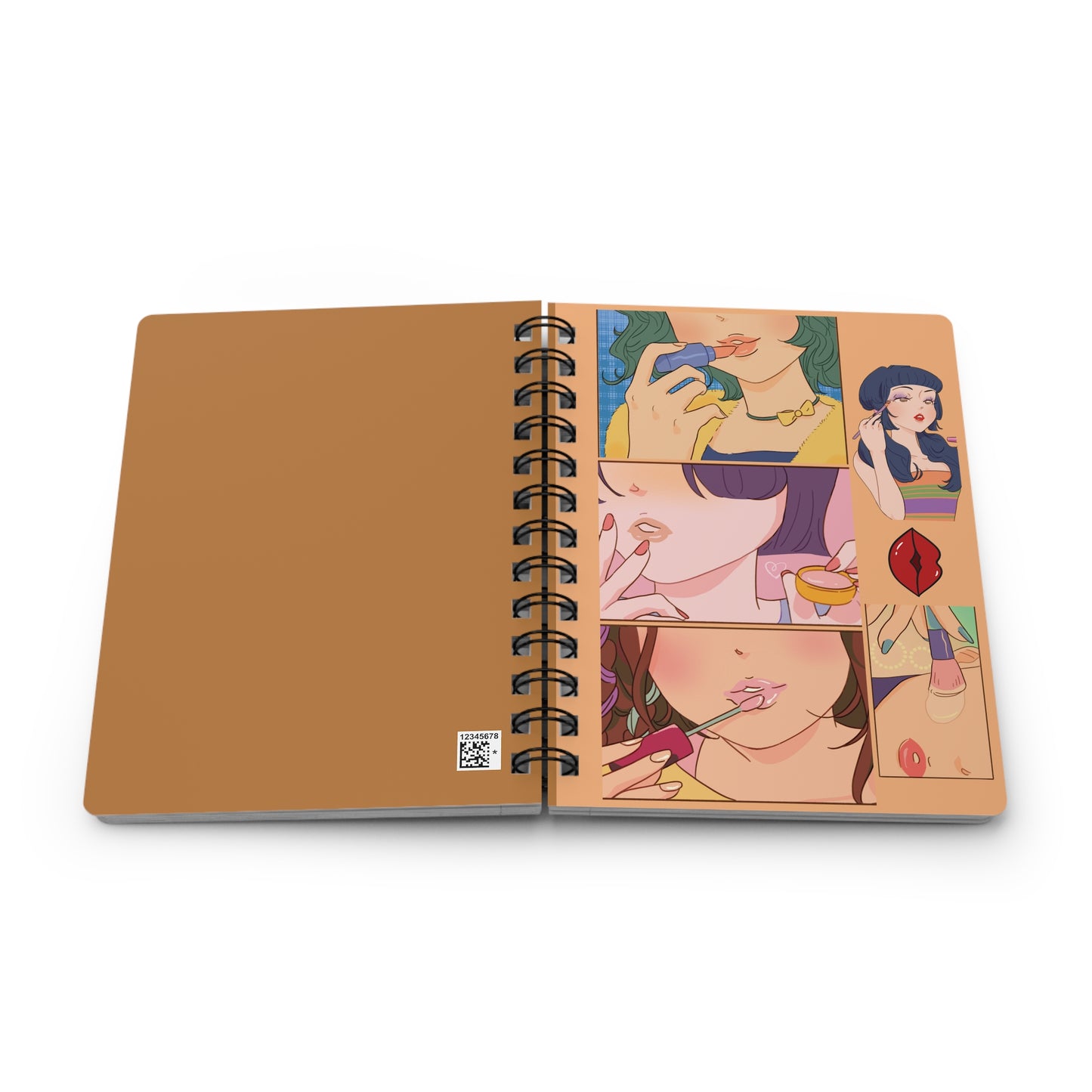 “Primping for that moment” Spiral Bound Notebook
