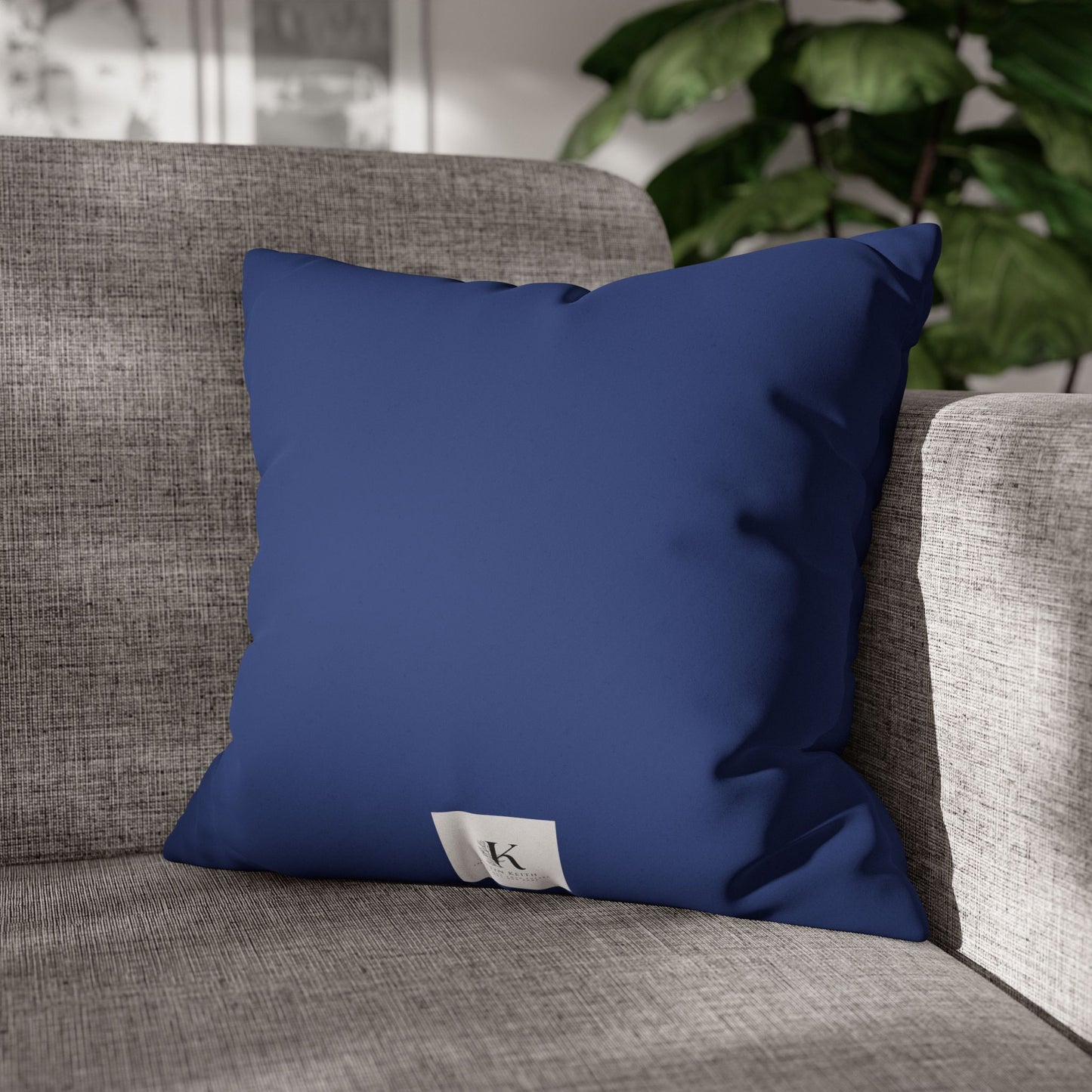 Faux Suede Square Pillowcase