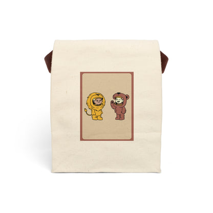 Canvas Lunch Bag With Strap