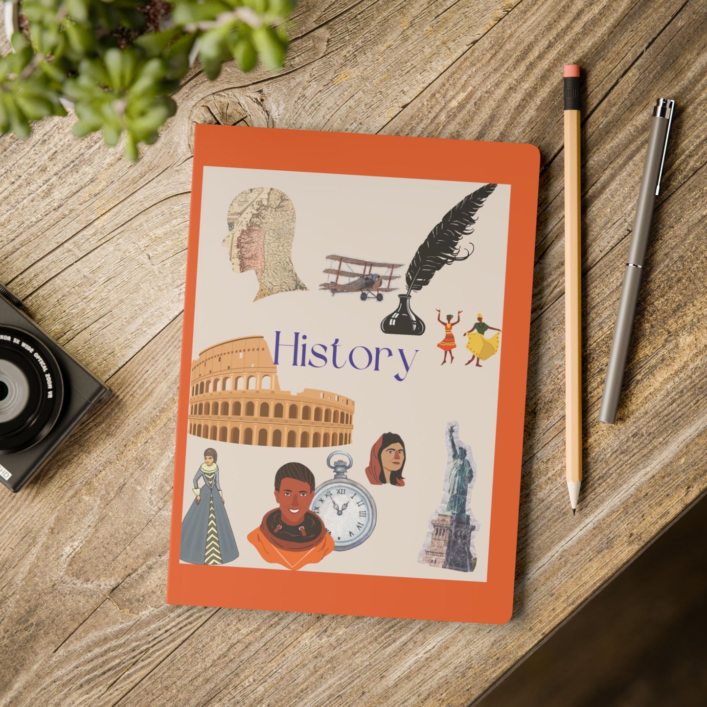 History Softcover Notebook