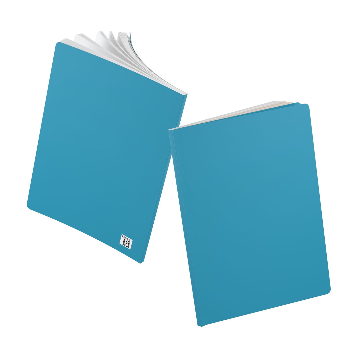 Aqua Blue Softcover Notebook