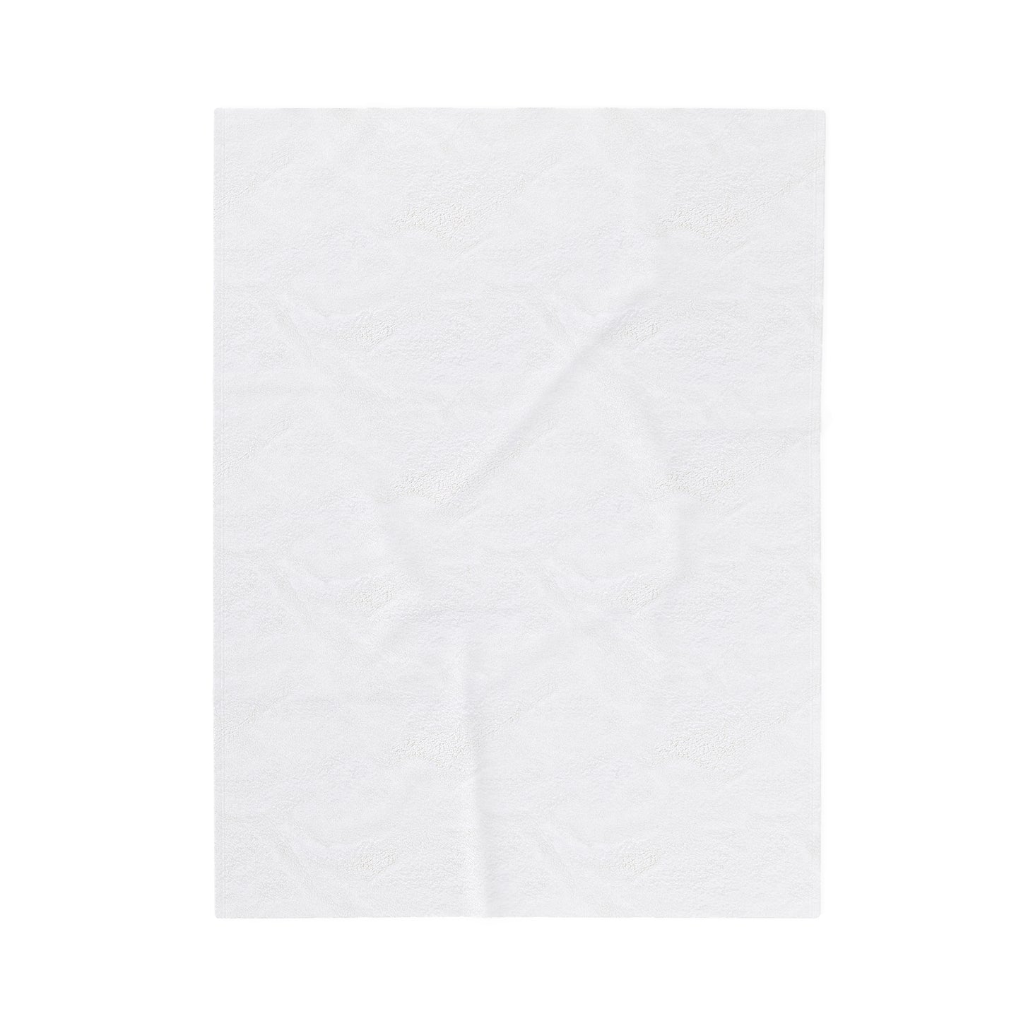 Blue Velveteen Plush Blanket