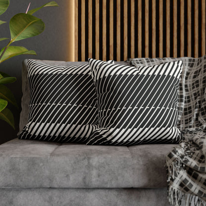 Faux Suede Square Pillowcase