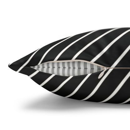 Faux Suede Square Pillowcase