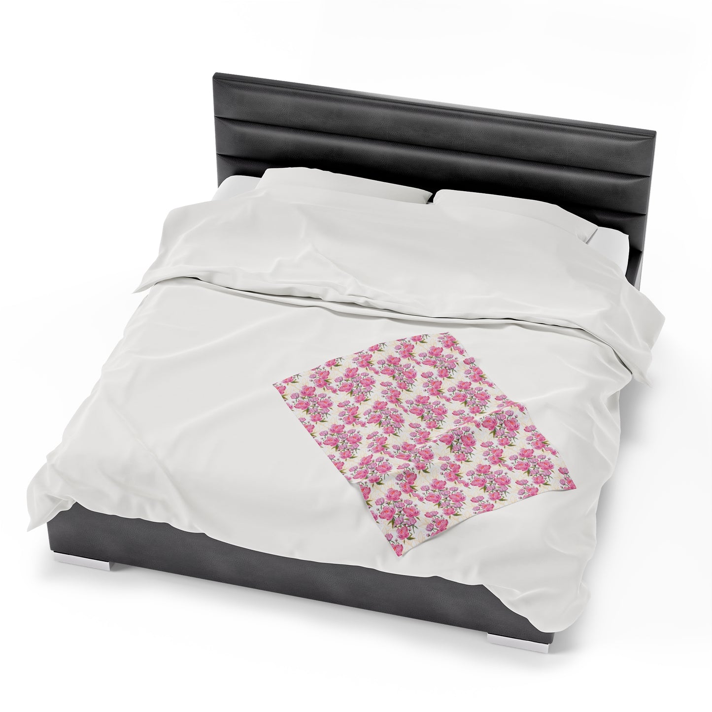 Roses Velveteen Plush Blanket