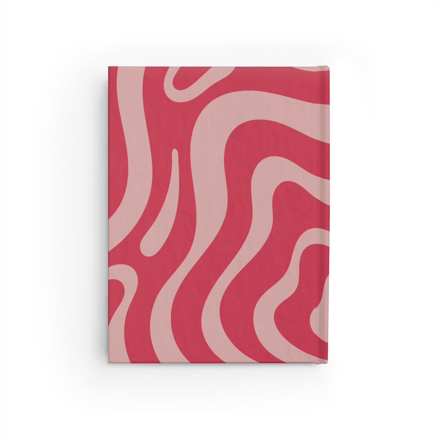 Blue & Pink Rose Blooming Journal Book - Blank