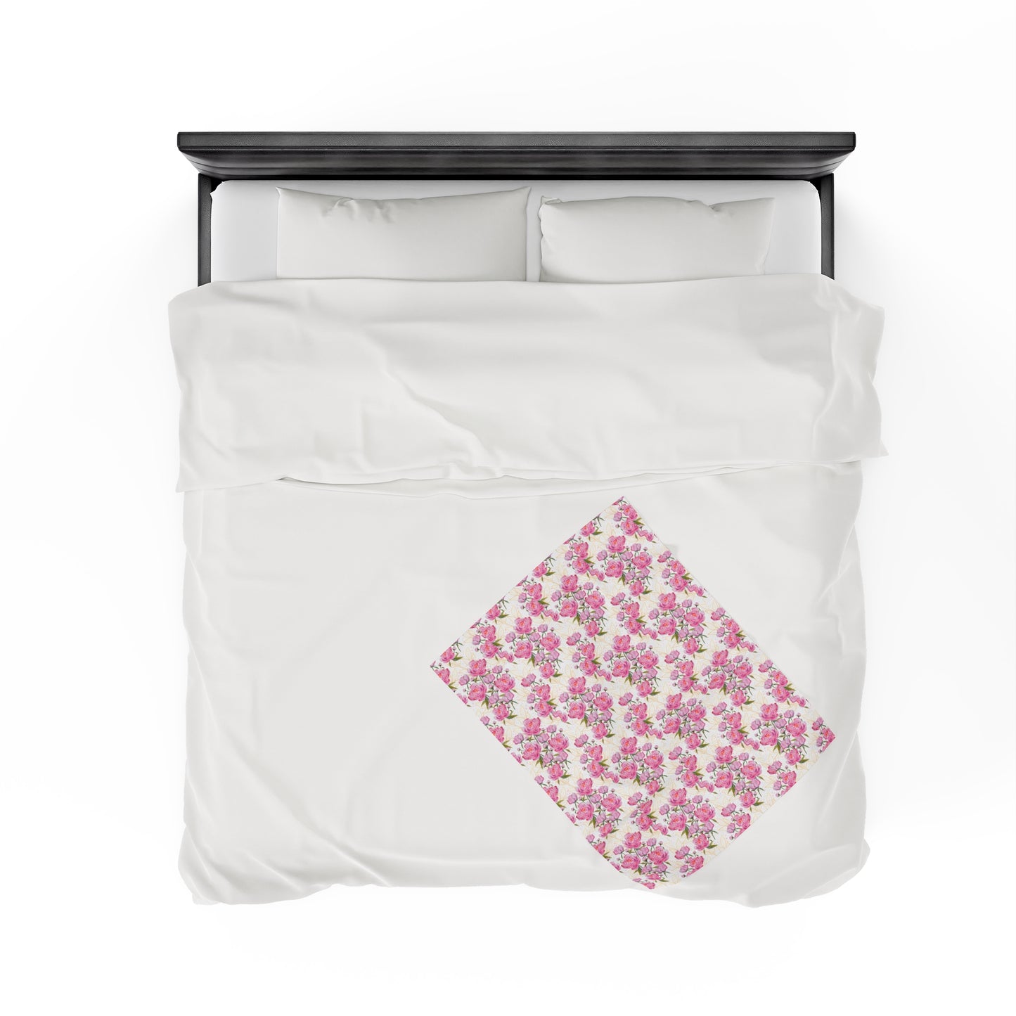 Roses Velveteen Plush Blanket