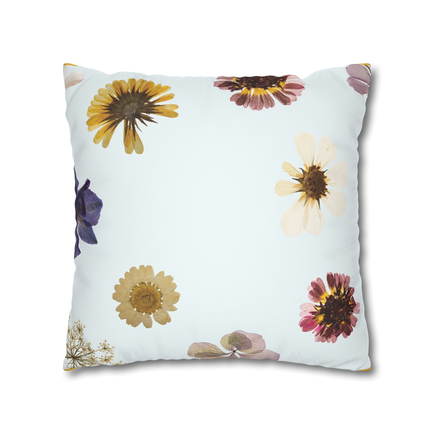 Faux Suede Square Pillowcase