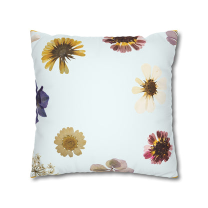 Faux Suede Square Pillowcase