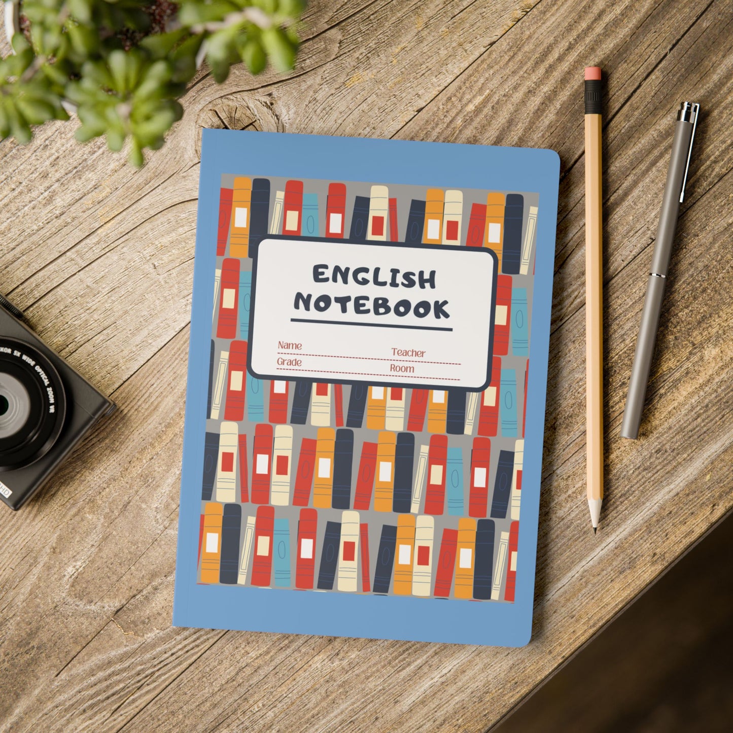 English Softcover Notebook