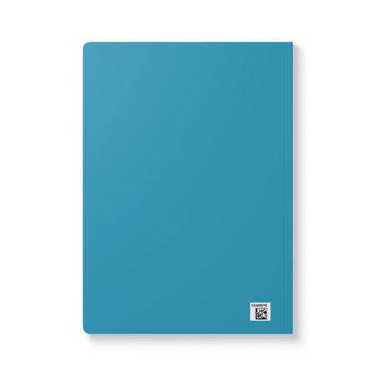 Aqua Blue Softcover Notebook