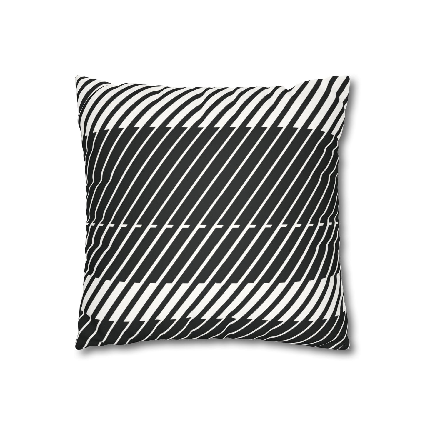 Faux Suede Square Pillowcase