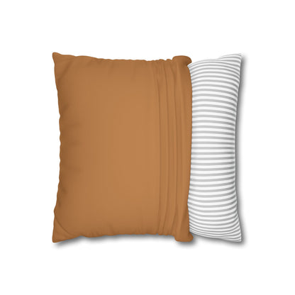 Faux Suede Square Pillowcase