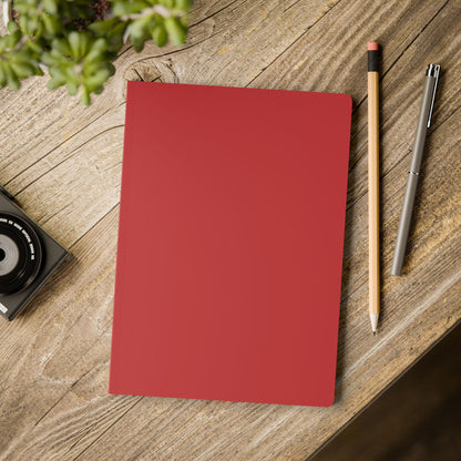 Fire Engine Red Softcover Notebook