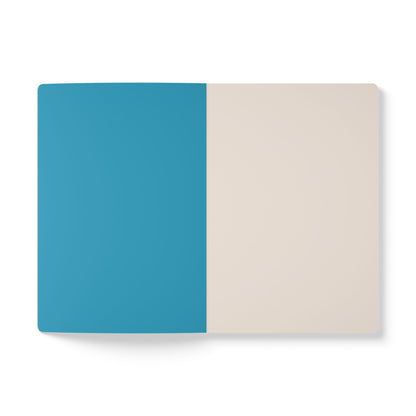 Aqua Blue Softcover Notebook
