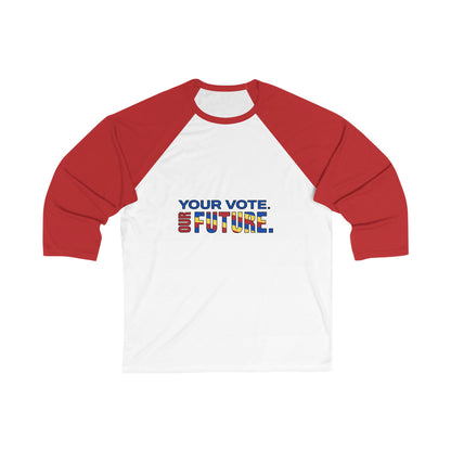 Unisex 3\4 Sleeve Baseball Tee