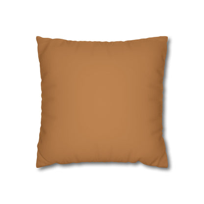 Faux Suede Square Pillowcase