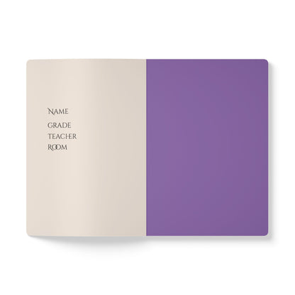 Soft Purple Softcover Notebook