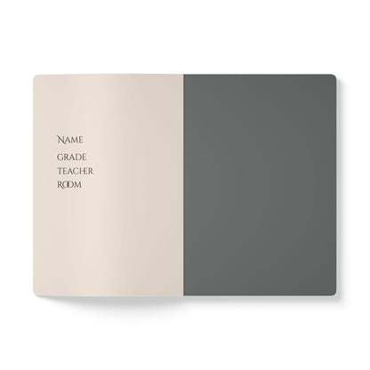 Dark Grey Softcover Notebook