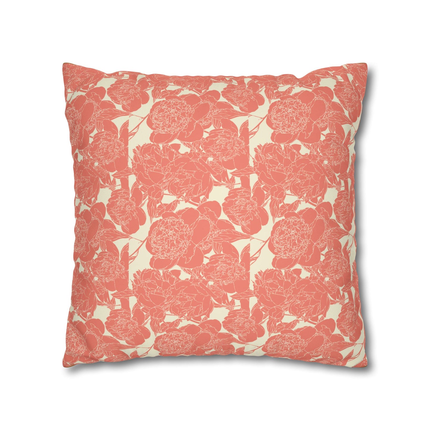 Faux Suede Square Pillowcase