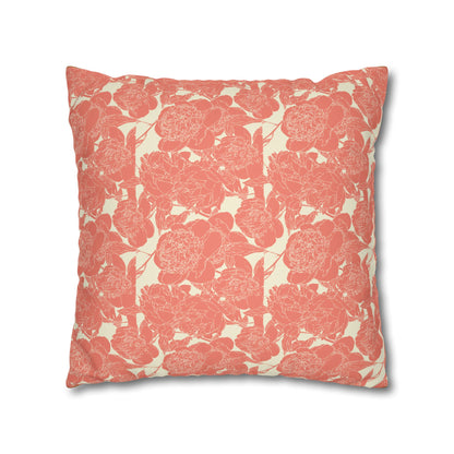 Faux Suede Square Pillowcase