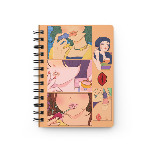 “Primping for that moment” Spiral Bound Notebook