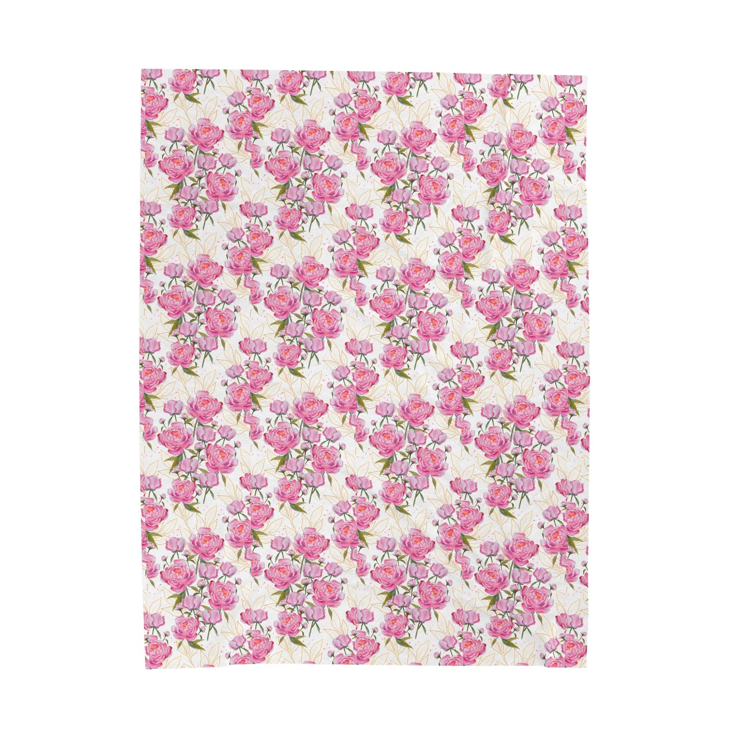 Roses Velveteen Plush Blanket