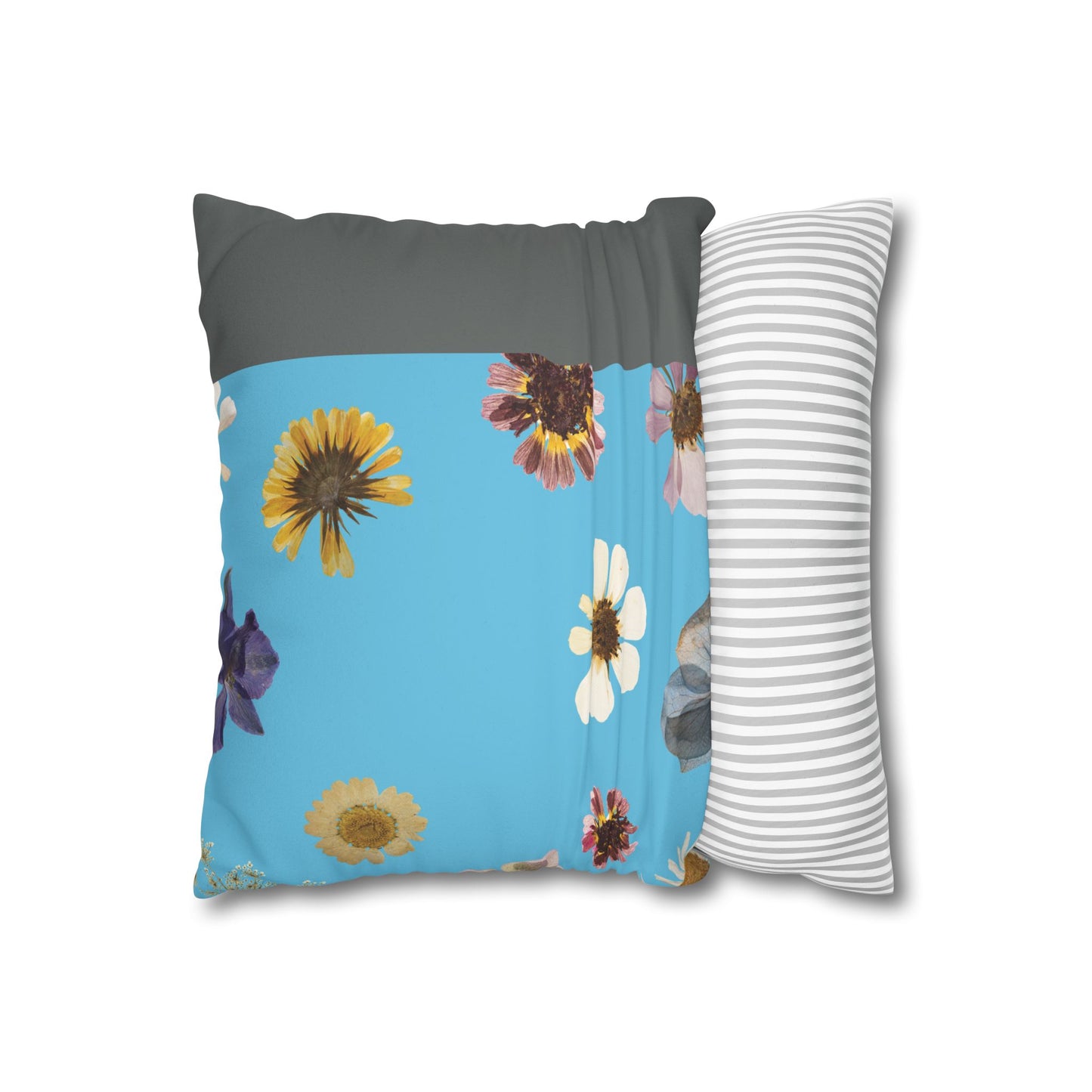 Faux Suede Square Pillowcase